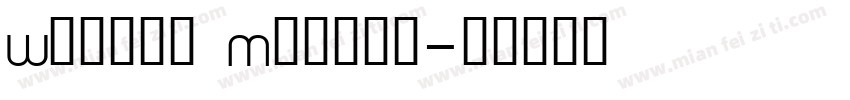 Wangdi Medium字体转换